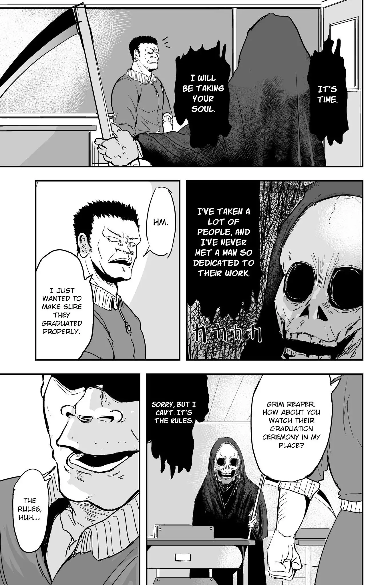 A manga about the kind of PE teacher who dies at the start of a school horror film Chapter 8 5